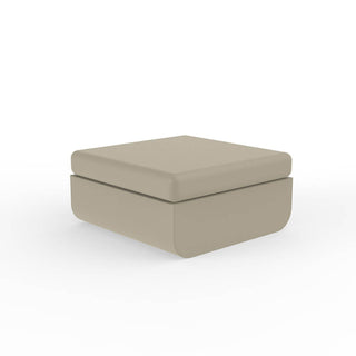 Vondom Ulm pouf polyethylene by Ramón Esteve Vondom Ecru - Buy now on ShopDecor - Discover the best products by VONDOM design