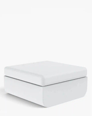 Vondom Ulm pouff in polyethylene with upholstered cushions