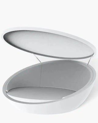 Vondom Ulm daybed with sunroof in polyethylene with upholstered cushions