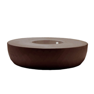 Vondom Vases Isla round seat with vase diam.178 cm Vondom Bronze - Buy now on ShopDecor - Discover the best products by VONDOM design