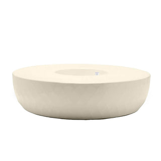 Vondom Vases Isla round seat with vase diam.178 cm Vondom Ecru - Buy now on ShopDecor - Discover the best products by VONDOM design