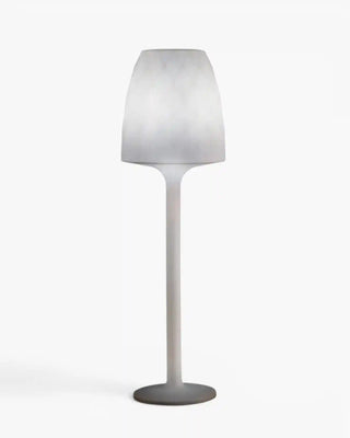 Vondom Vases LED floor lamp in Ice White 2101 polyethylene