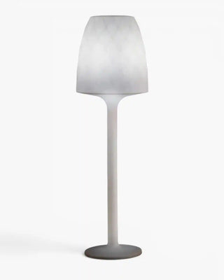 Vondom Vases LED floor lamp in Ice White 2101 polyethylene