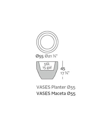 Vondom Vases Planter vase in polyethylene