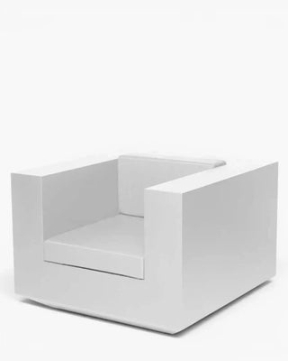 Vondom Vela lounge chair in polyethylene with upholstered cushions