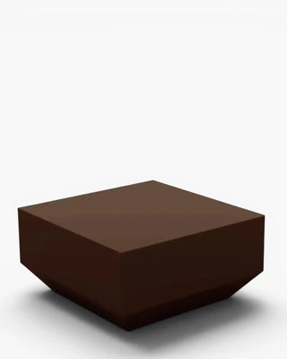 Vondom Vela low square coffee table in polyethylene