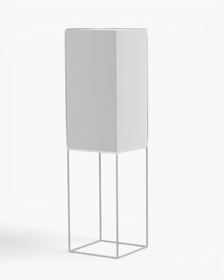 Vondom Vela High LED floor lamp in Ice White 2101 polyethylene