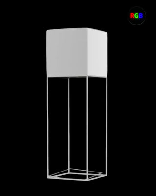 Vondom Vela LED floor lamp in Ice White 2101 polyethylene
