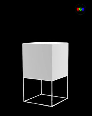 Vondom Vela LED floor lamp in Ice White 2101 polyethylene