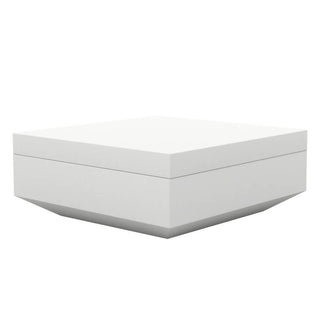 Vondom Vela square pouf 100x100 cm by Ramón Esteve Vondom White - Buy now on ShopDecor - Discover the best products by VONDOM design