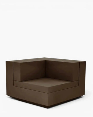Vondom Vela sofa 90° corner module in polyethylene with upholstered cushions