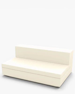 Vondom Vela sofa central armless module in polyethylene with upholstered cushions