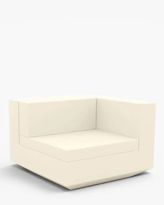 Vondom Vela sofa end module in polyethylene with upholstered cushions