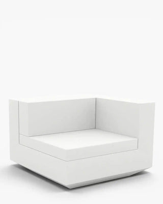 Vondom Vela sofa end module in polyethylene with upholstered cushions