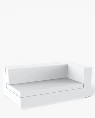 Vondom Vela sofa end module in polyethylene with upholstered cushions