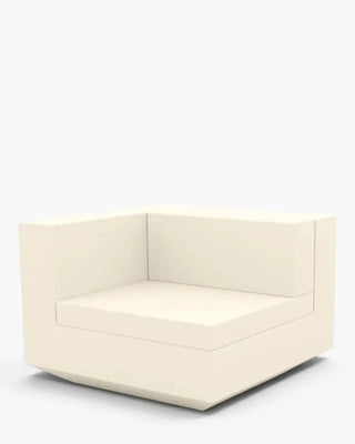 Vondom Vela sofa end module in polyethylene with upholstered cushions