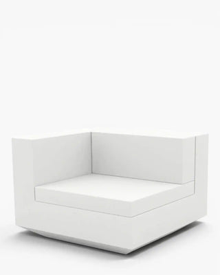 Vondom Vela sofa end module in polyethylene with upholstered cushions