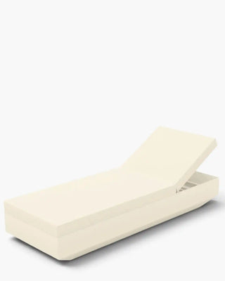 Vondom Vela sunlounger in polyethylene with upholstered cushion