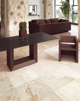 Vondom Vela dining table in polyethylene with HPL Top