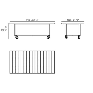 Vondom Vineyard dining table - Buy now on ShopDecor - Discover the best products by VONDOM design