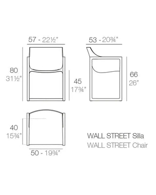 Vondom Wall Street armchair in polypropylene