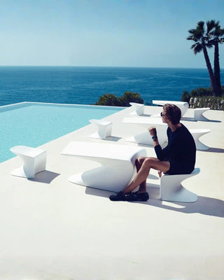 Vondom Wing low coffee table in polyethylene