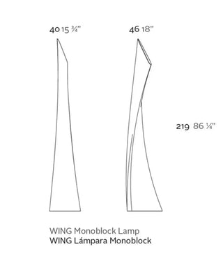 Vondom Wing LED floor lamp