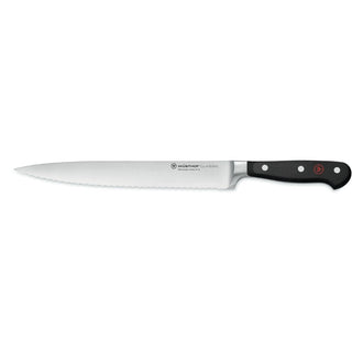 Wusthof Classic serrated slicer 23 cm. black - Buy now on ShopDecor - Discover the best products by WÜSTHOF design