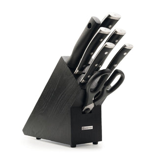 Wusthof Classic Ikon knife block with 7 items black - Buy now on ShopDecor - Discover the best products by WÜSTHOF design