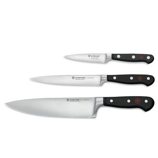 Wusthof Classic set peeling/cook's and utility knife black - Buy now on ShopDecor - Discover the best products by WÜSTHOF design