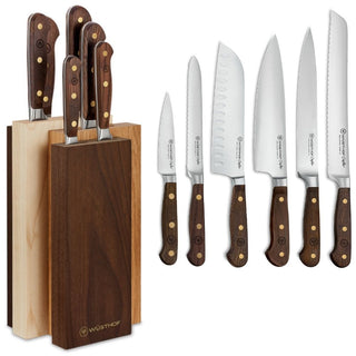 Wusthof Crafter knife block with 6 knives wood - Buy now on ShopDecor - Discover the best products by WÜSTHOF design