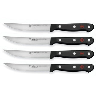 Wusthof Gourmet set 4 steak knives black - Buy now on ShopDecor - Discover the best products by WÜSTHOF design