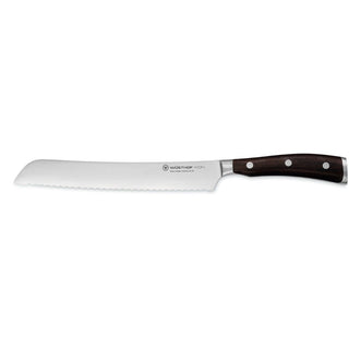 Wusthof Ikon bread knife 20 cm. african black - Buy now on ShopDecor - Discover the best products by WÜSTHOF design