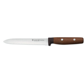 Wusthof Urban Farmer serrated utility knife 14 cm. wood - Buy now on ShopDecor - Discover the best products by WÜSTHOF design