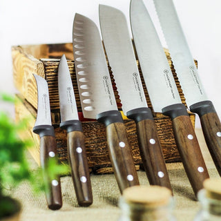 Wusthof Urban Farmer set 4 steak knives wood - Buy now on ShopDecor - Discover the best products by WÜSTHOF design