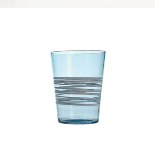 Zafferano Filante tumbler coloured glass Zafferano Aquamarine - Buy now on ShopDecor - Discover the best products by ZAFFERANO design