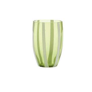 Zafferano Gessato tumbler coloured glass Zafferano Green apple - Buy now on ShopDecor - Discover the best products by ZAFFERANO design