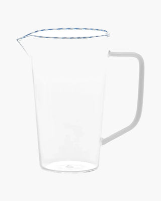 Zafferano Intrecci carafe 84 cl - 29.56 oz White Blue - Buy now on ShopDecor - Discover the best products by ZAFFERANO design