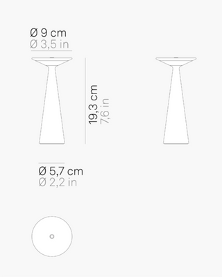 Zafferano Lampes à Porter Damina portable/table lamp - Buy now on ShopDecor - Discover the best products by ZAFFERANO LAMPES À PORTER design