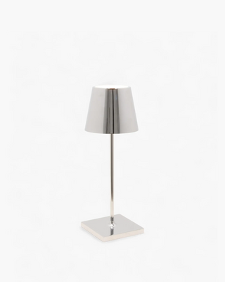 Zafferano Lampes à Porter Poldina Mini Pro Table lamp Zafferano Chrome C3 - Buy now on ShopDecor - Discover the best products by ZAFFERANO LAMPES À PORTER design