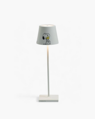 Zafferano Lampes à Porter Poldina x Peanuts table lamp Friends-white stem - Buy now on ShopDecor - Discover the best products by ZAFFERANO LAMPES À PORTER design