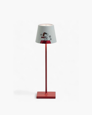 Zafferano Lampes à Porter Poldina x Peanuts table lamp Aviator-Red stem - Buy now on ShopDecor - Discover the best products by ZAFFERANO LAMPES À PORTER design