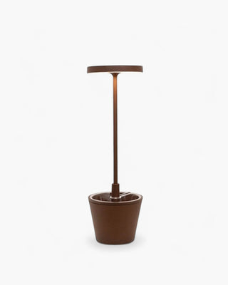 Zafferano Lampes à Porter Poldina Reverso Pro LED table lamp Zafferano Corten Steel R3 - Buy now on ShopDecor - Discover the best products by ZAFFERANO LAMPES À PORTER design