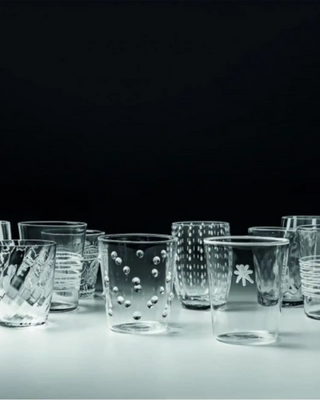 Zafferano Melting Pot box of 6 assorted glasses