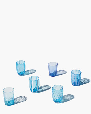 Zafferano Melting Pot box of 6 assorted glasses