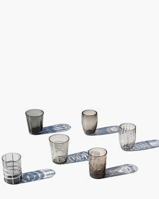 Zafferano Melting Pot box of 6 assorted glasses