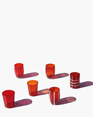 Zafferano Melting Pot box of 6 assorted glasses