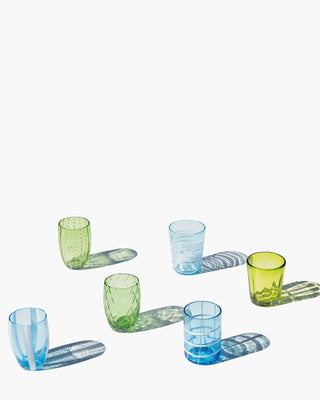 Zafferano Melting Pot box of 6 assorted glasses