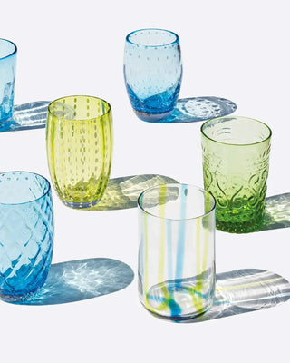 Zafferano Melting Pot box of 6 assorted glasses