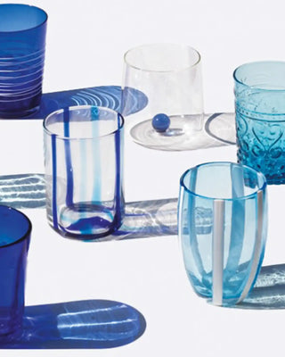 Zafferano Melting Pot box of 6 assorted glasses